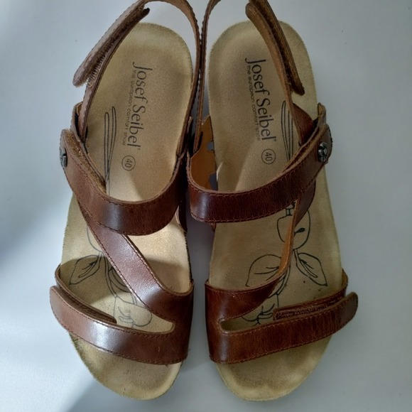 Josef Seibel Women's Tonga 25 Sandal Camel Womans Size 40 US 9-9.5 - Picture 9 of 11
